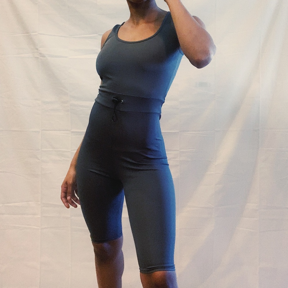 Dark grey One-piece Jumpsuit
